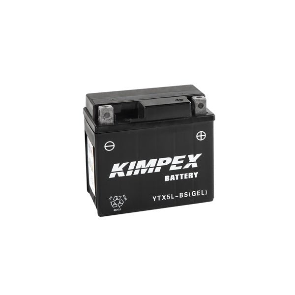 KIMPEX BATTERY MAINTENANCE FREE AGM (HTX5L - BS(GEL)) - DRIVEN Canada's Powersports 779422610875HTX5L - BS(GEL)