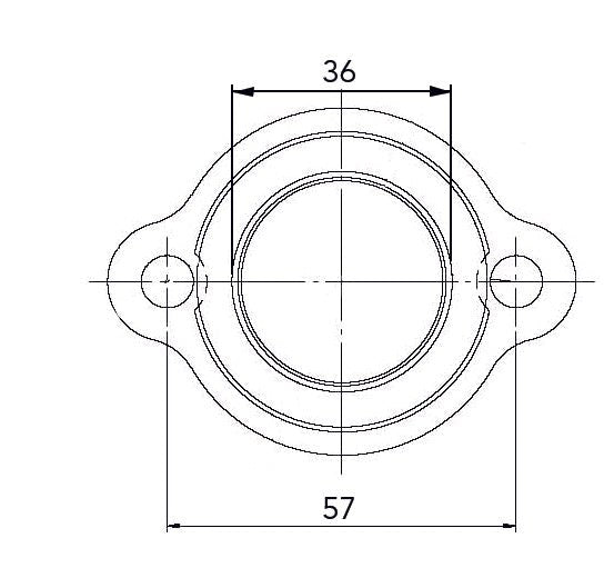 KIMPEX CARBURETOR ADAPTER MOUNTING FLANGE (07 - 100 - 08) - DRIVEN Canada's Powersports 78242264812007 - 100 - 08