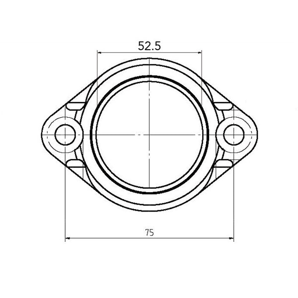 KIMPEX CARBURETOR ADAPTER MOUNTING FLANGE (07 - 100 - 26) - DRIVEN Canada's Powersports 77942212780907 - 100 - 26