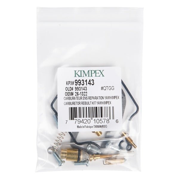 KIMPEX CARBURETOR REPAIR KIT (26 - 1322) - DRIVEN Canada's Powersports 77942010578626 - 1322
