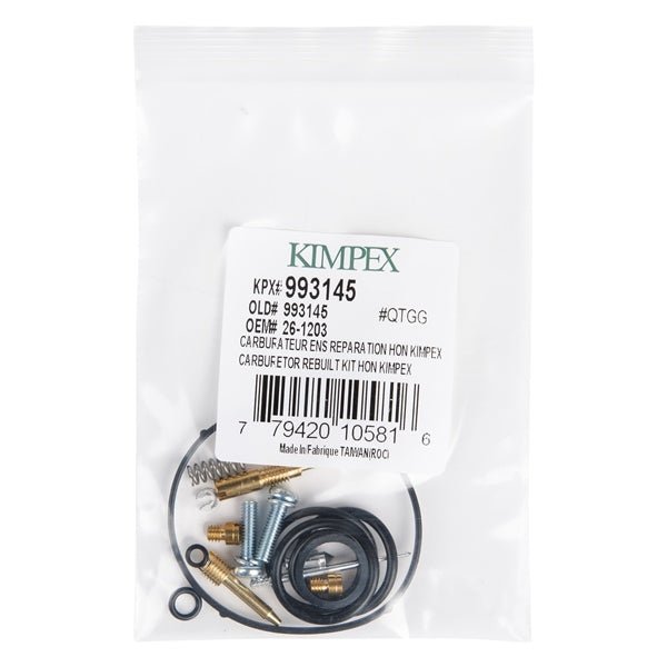 KIMPEX CARBURETOR REPAIR KIT (26 - 1203) - DRIVEN Canada's Powersports 77942010581626 - 1203