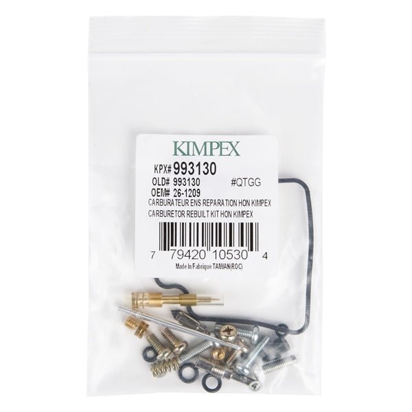 KIMPEX CARBURETOR REPAIR KIT (26 - 1209) - DRIVEN Canada's Powersports 77942010530426 - 1209