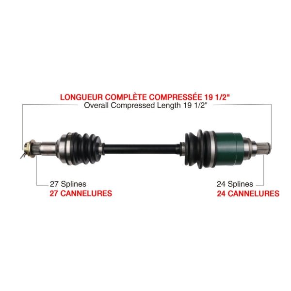 KIMPEX COMPLETE AXLE (ARC - 7020K) - DRIVEN Canada's Powersports 7794232922922ARC - 7020K