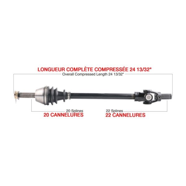 KIMPEX COMPLETE AXLE (POL - 7045K) - DRIVEN Canada's Powersports 7794232924388POL - 7045K