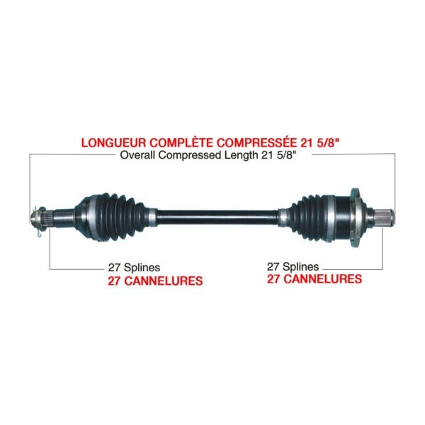 KIMPEX COMPLETE HD AXLE (ARC - 6003HDK) - DRIVEN Canada's Powersports ARC - 6003HDKARC - 6003HDK