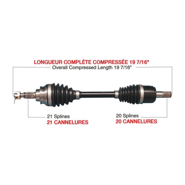 KIMPEX COMPLETE HD AXLE (HON - 6008HDK) - DRIVEN Canada's Powersports HON - 6008HDKHON - 6008HDK