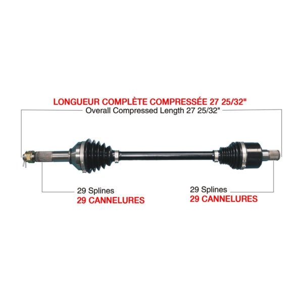 KIMPEX COMPLETE HD AXLE (KAW - 6014HDK) - DRIVEN Canada's Powersports KAW - 6014HDKKAW - 6014HDK