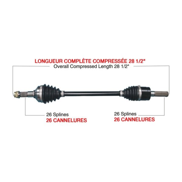 KIMPEX COMPLETE HD AXLE (KAW - 6015HDK) - DRIVEN Canada's Powersports KAW - 6015HDKKAW - 6015HDK