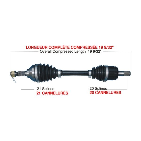 KIMPEX COMPLETE HD AXLE (KAW - 6010HDK) - DRIVEN Canada's Powersports KAW - 6010HDKKAW - 6010HDK