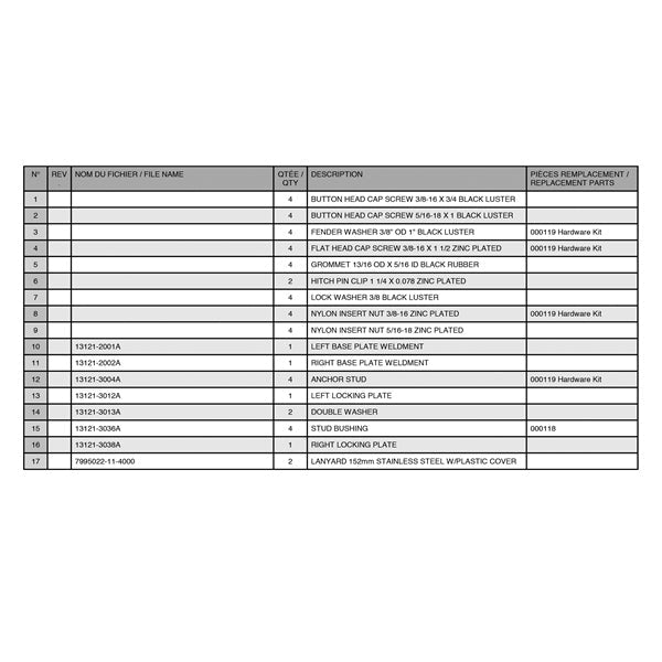 KIMPEX SEAT MOUNT (000310) - DRIVEN Canada's Powersports 779423441683000310