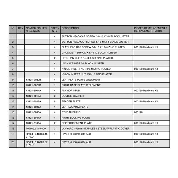 KIMPEX SEAT MOUNT (000313) - DRIVEN Canada's Powersports 779423441652000313