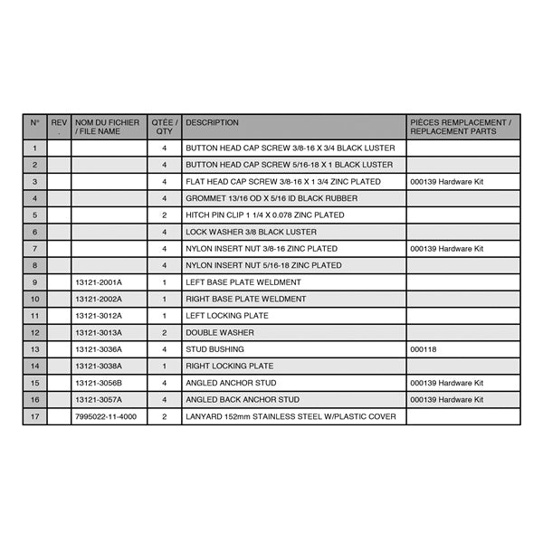 KIMPEX SEAT MOUNT (000318) - DRIVEN Canada's Powersports 779423437679000318