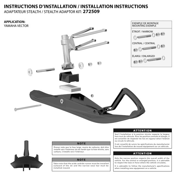 KIMPEX STEALTH SKI KITS - DRIVEN Canada's Powersports 779423677396272130