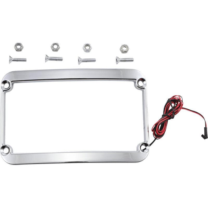 KLOCK WERKS 09 - 19 FLHT LIC/PLT FRAME LIGHTED - DRIVEN Canada's Powersports KWS - 01 - 0088 - C