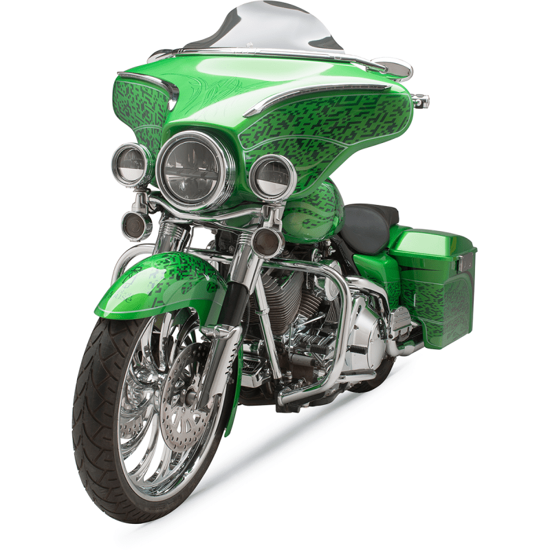 KLOCK WERKS 96 - 13 FLHT 6.5" FLARE W/SHIELD - DRIVEN Canada's Powersports KWW - 01 - 0199