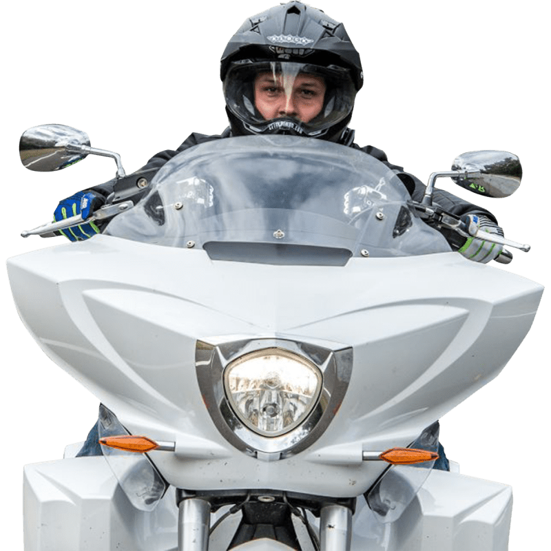 KLOCK WERKS WINDSHIELD FLR VIC X - CO C (KWW - 06 - 0542) - DRIVEN Canada's Powersports KWW - 06 - 0542