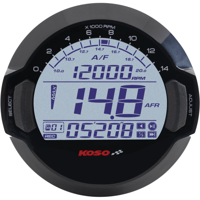 KOSO NORTH AMERICA AIR/FUEL RATIO RECALL METER (BB642W30) - DRIVEN Canada's Powersports BB642W30BB642W30