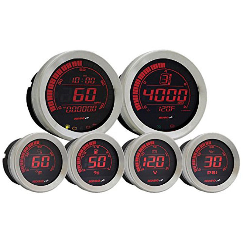 KOSO NORTH AMERICA HD - 02 6PCS KIT WITH OIL TEMPERATURE FOR HARLEY - DAVIDSON - DRIVEN Canada's Powersports BA050905BA050905