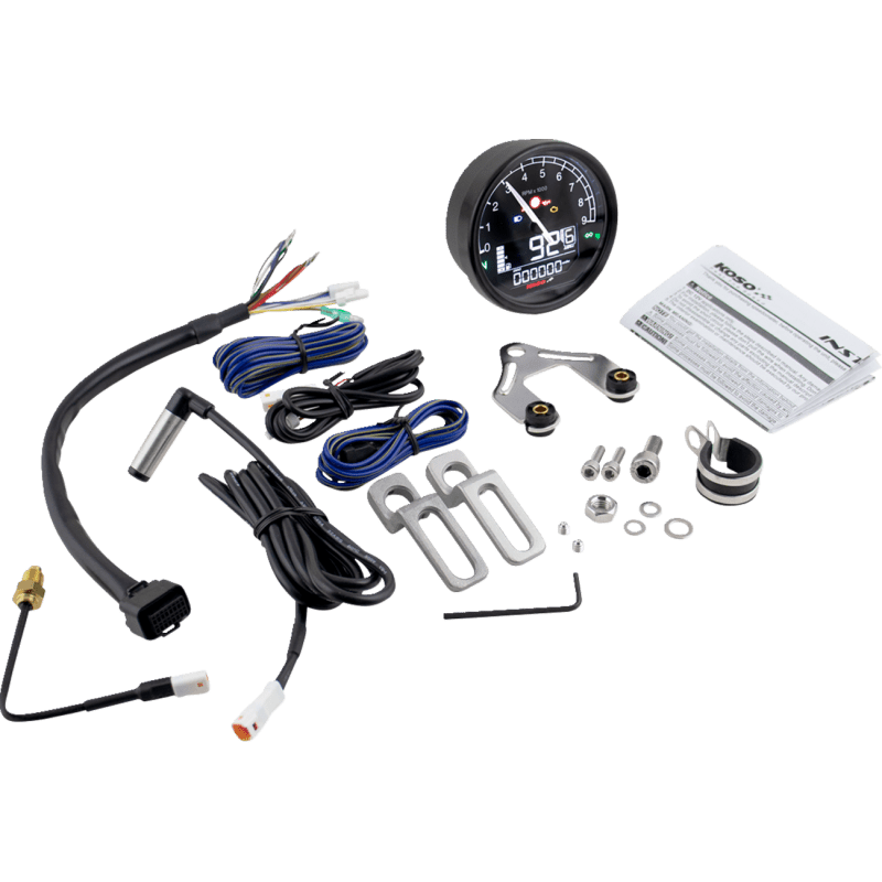 KOSO NORTH AMERICA MULTIFUNCTION METER TNT - 05 D80 FOR H - D (BA087000 - HD) - DRIVEN Canada's Powersports BA087000 - HDBA087000 - HD