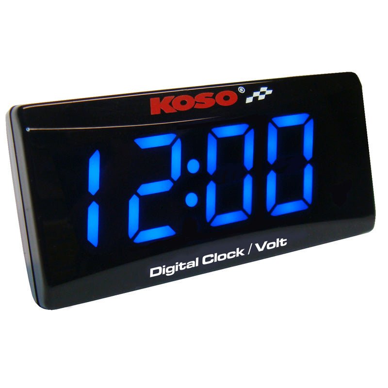 KOSO NORTH AMERICA SUPER SLIM STYLE CLOCK AND VOLTMETERS (BA024B50) - DRIVEN Canada's Powersports BA024B50BA024B50