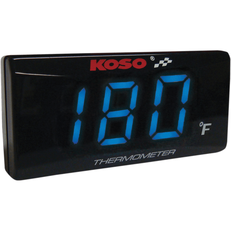 KOSO NORTH AMERICA SUPER SLIM STYLE THERMOMETER FAHRENHEIT VERSION - DRIVEN Canada's Powersports BA024B11BA024B11