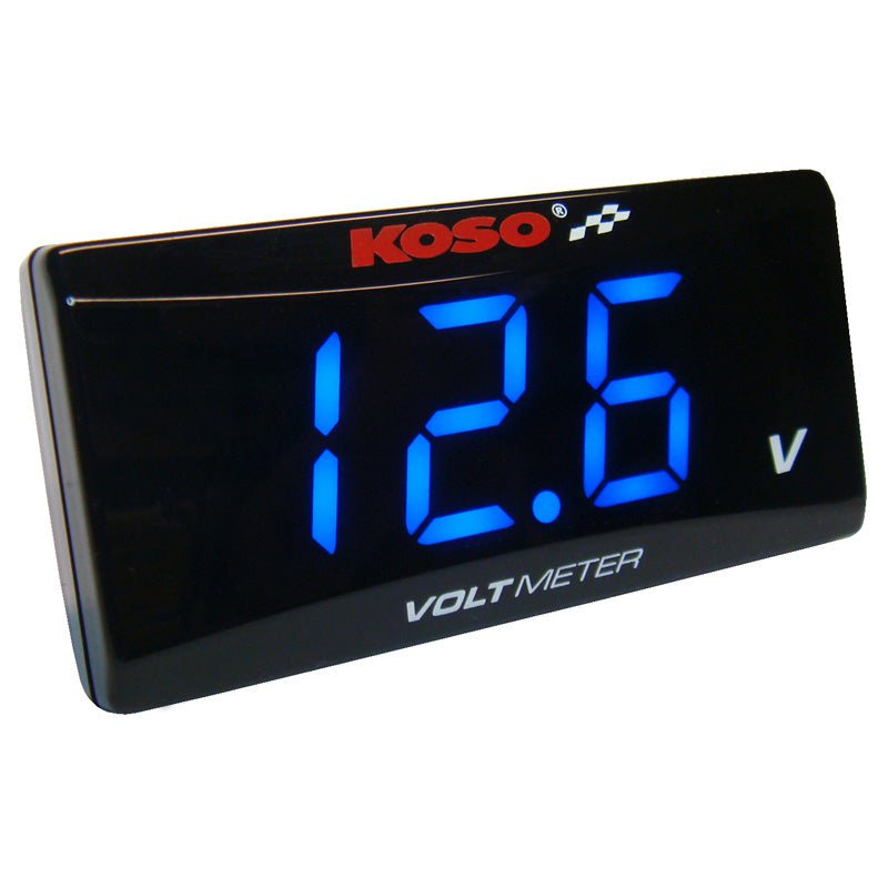 KOSO NORTH AMERICA SUPER SLIM STYLE VOLTMETER (BA024B00) - DRIVEN Canada's Powersports BA024B00BA024B00