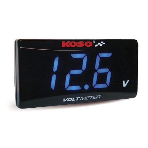 KOSO NORTH AMERICA SUPER SLIM STYLE VOLTMETER (BA024B00) - DRIVEN Canada's Powersports BA024B00BA024B00