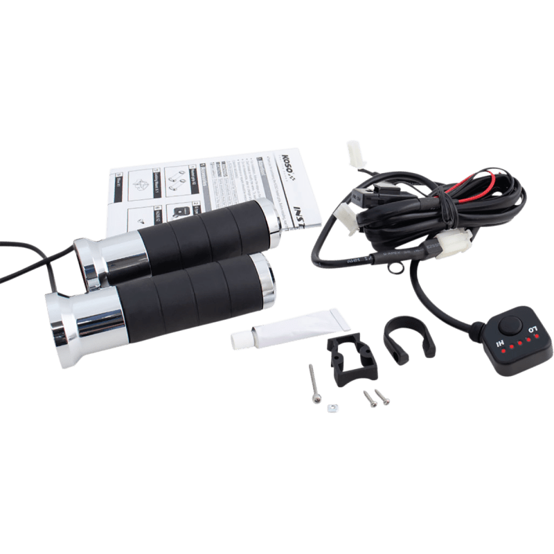 KOSO NORTH AMERICA TITAN HEATED GRIPS (AX065MG0) - DRIVEN Canada's Powersports AX065MG0AX065MG0