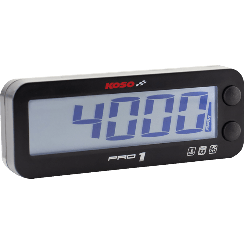 KOSO NORTH AMERICA UNIVERSAL TACHOMETER AND TEMPERATURE - DRIVEN Canada's Powersports BA054000BA054000
