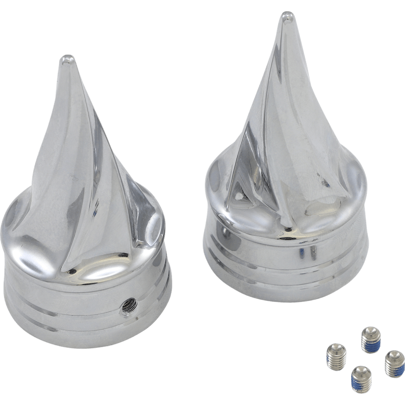 KURYAKYN 07 - 17 S/TAIL/08 - 19 FLHT TWISTED AXLE CAPS PN 1219 - DRIVEN Canada's Powersports 191209010164493909