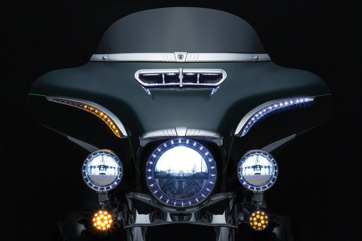 KURYAKYN 14 - 19 FLHT ACCENT BAT LASHES RUN/TURN LED PN 7131 (481319) - DRIVEN Canada's Powersports 191209028466481319