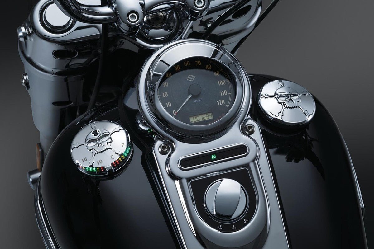KURYAKYN 94 - 19 FLHR ZOMBIE LED FUEL/BATTERY GAUGE PN 7357 (419987) - DRIVEN Canada's Powersports 191209022600419987