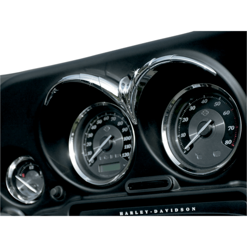KURYAKYN 96 - 13 FLHT SPEEDO/TACH BROW PN 7746 (419092) - DRIVEN Canada's Powersports 191209015213419092