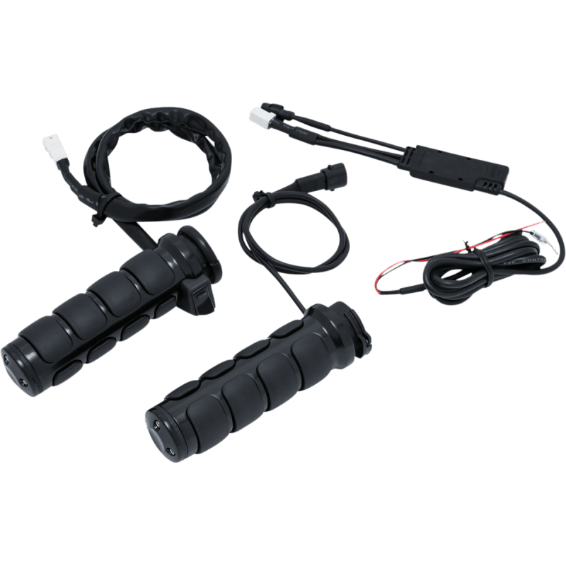 KURYAKYN HEATED ISOA - GRIPS FOR DUAL CABLE THROTTLE, PN 6473 - DRIVEN Canada's Powersports 191209041991424899