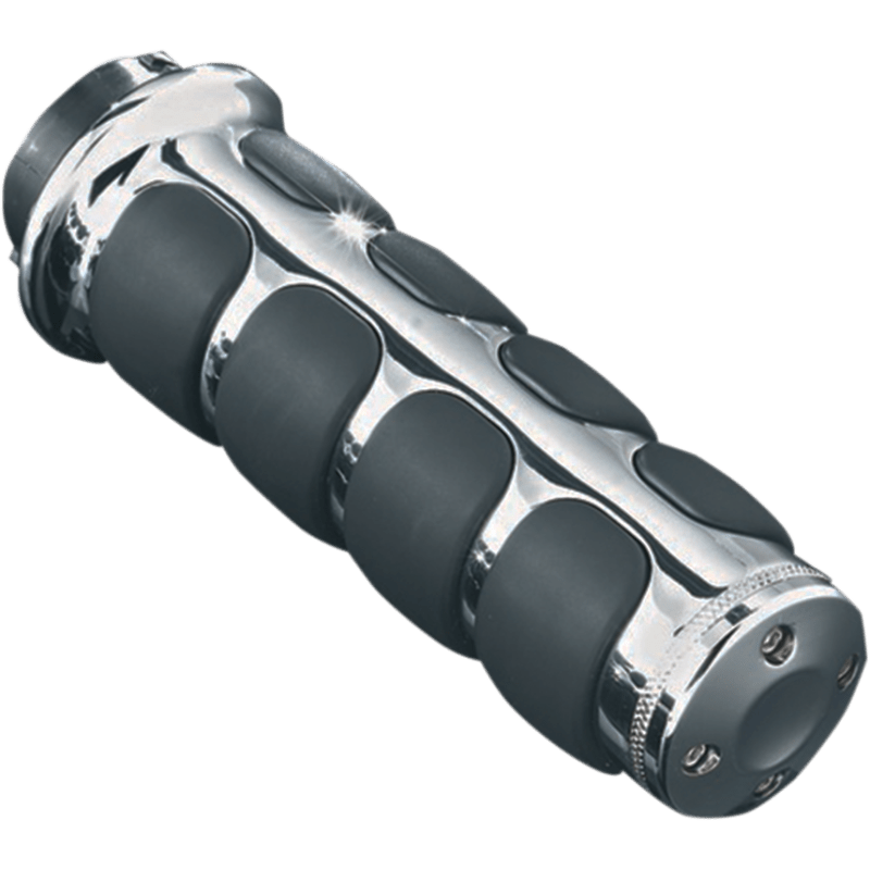 KURYAKYN ISO GRIPS (PR) HONDA APPLICATIONS CHROME PN 6236 (497166) - DRIVEN Canada's Powersports 191209003692497166