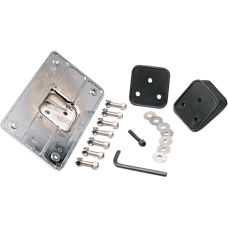 KURYAKYN LAY BACK LIC HOLDER CHROME KURY PN 9165 (495598) - DRIVEN Canada's Powersports 191209007225495598