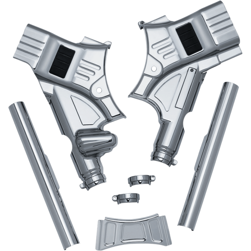 KURYAKYN NECK COVERS FOR 14 - 16 TOURING, CHROME PN 6955 (418522) - DRIVEN Canada's Powersports 191209023751418522