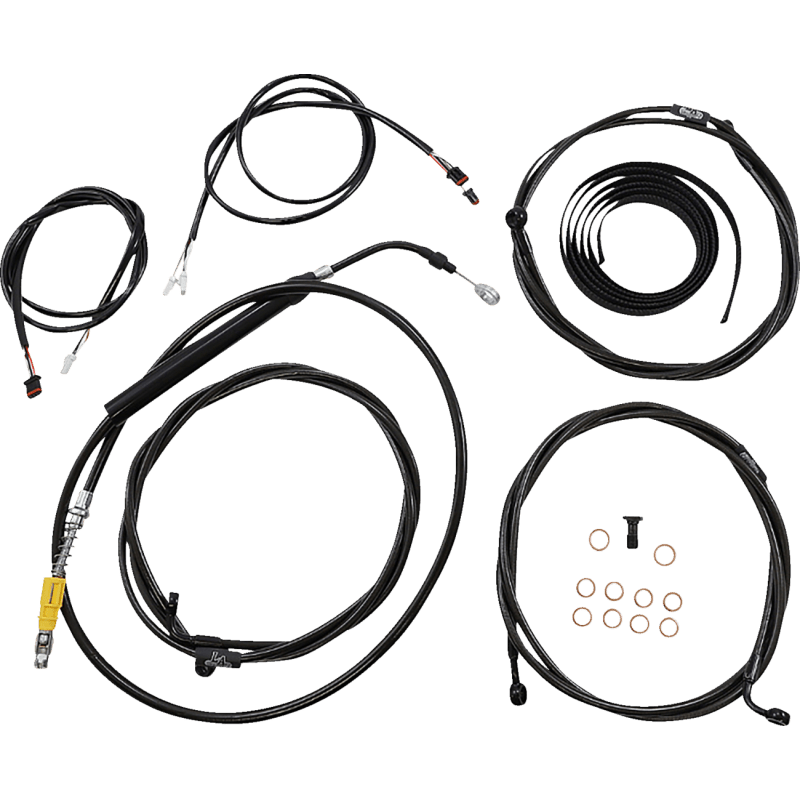 LA CHOPPERS MINI HANDLEBAR CABLE KIT PLUG AND PLAY WIRING VINYL - DRIVEN Canada's Powersports LA - 8058KT3 - 08B