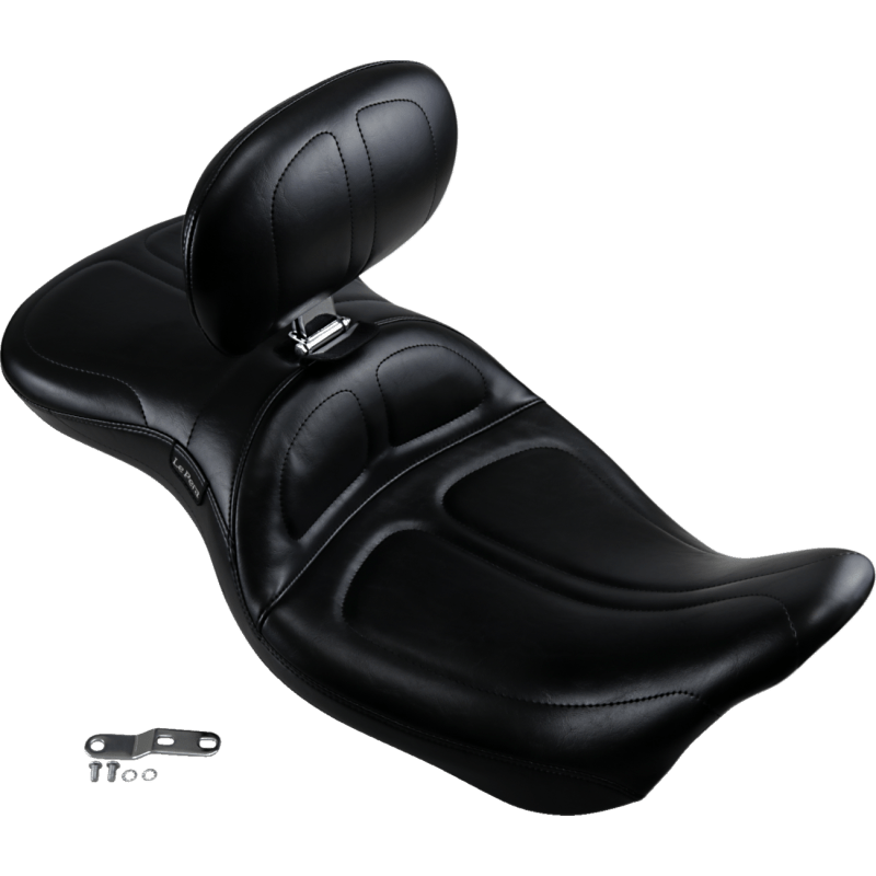 LE PERA SEAT MAVERICK W/BACKREST STITCHED 08+ FLH (LK - 957BR) - DRIVEN Canada's Powersports LK - 957BR