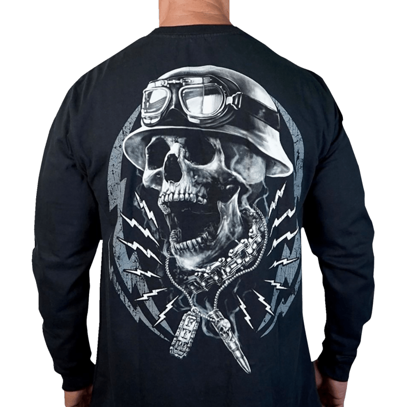 LETHAL THREAT SHIRT LS FLASHNBONE - DRIVEN Canada's Powersports 757785208892LS20889M