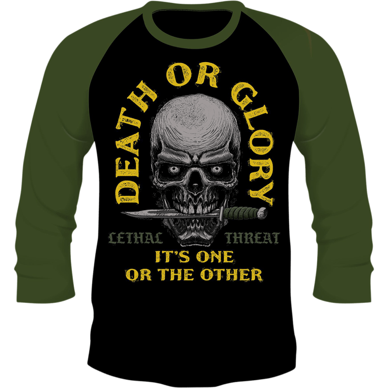 LETHAL THREAT TEE 3/4 DETHGLRY - DRIVEN Canada's Powersports 757785209004LT20900M