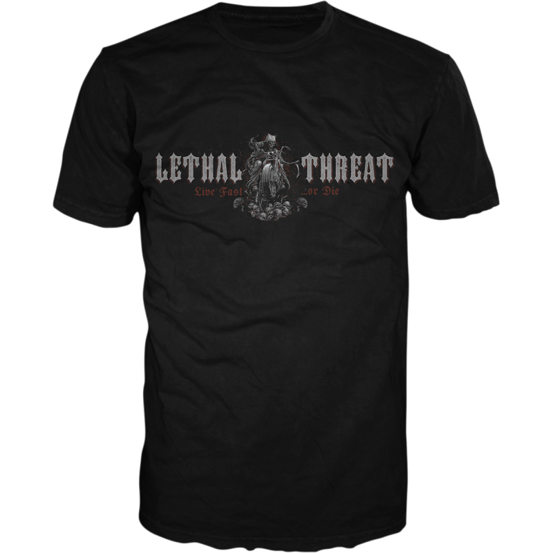 LETHAL THREAT TEE LIVEFASTREAPER - DRIVEN Canada's Powersports 757785218556LT20855L