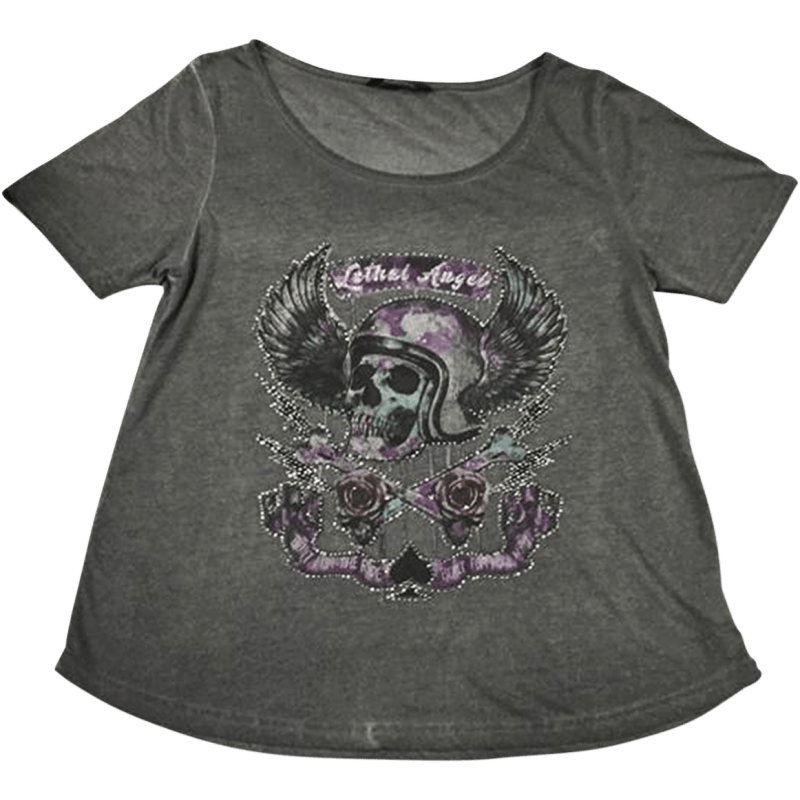 LETHAL THREAT TEE WMN SINWHEELS - DRIVEN Canada's Powersports 757785206133LA20613S