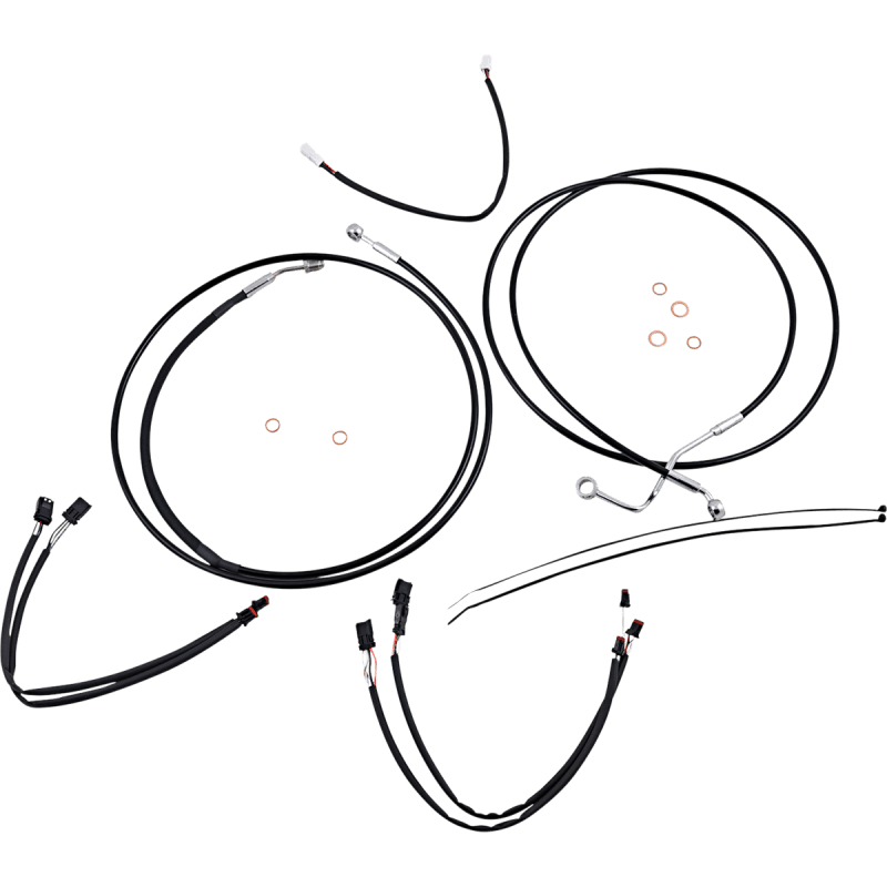 MAGNUM CONTROL CABLE KIT XR BLACK/CHROME (489422) - DRIVEN Canada's Powersports 489422