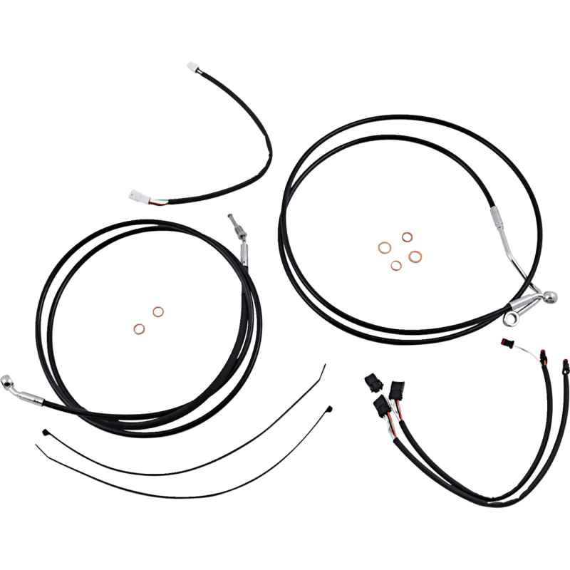 MAGNUM CONTROL CABLE KIT XR BLACK/CHROME (489852) - DRIVEN Canada's Powersports 489852