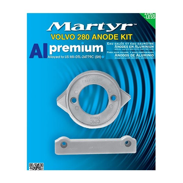 MARTYR PREMIUM ALUMINIUM ANODES (CM280KITA) - DRIVEN Canada's Powersports 628309255831CM280KITA