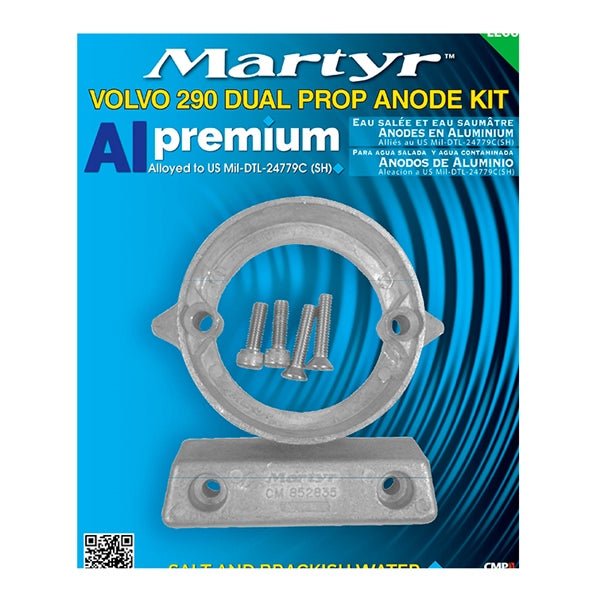 MARTYR PREMIUM ALUMINIUM ANODES (CM290DPKITA) - DRIVEN Canada's Powersports 628309122898CM290DPKITA