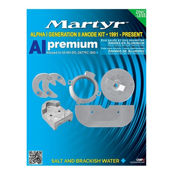 MARTYR PREMIUM ALUMINIUM ANODES (CMALPHAKITA) - DRIVEN Canada's Powersports 628309115524CMALPHAKITA