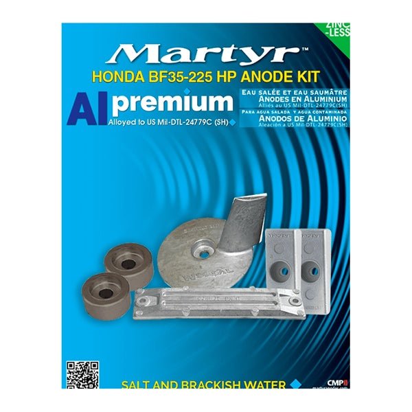 MARTYR PREMIUM ALUMINIUM ANODES (CMHBF35225KITA) - DRIVEN Canada's Powersports 628309260064CMHBF35225KITA