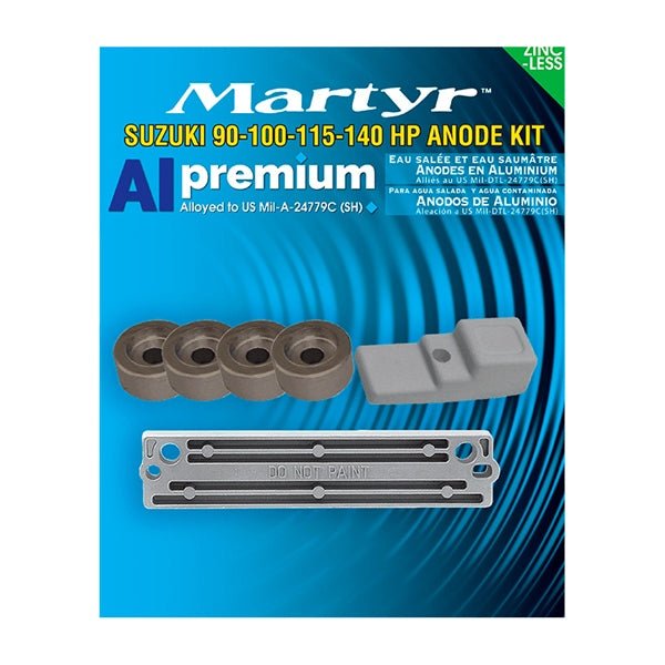 MARTYR PREMIUM ALUMINIUM ANODES (CMSZ90140KITA) - DRIVEN Canada's Powersports 628309250935CMSZ90140KITA